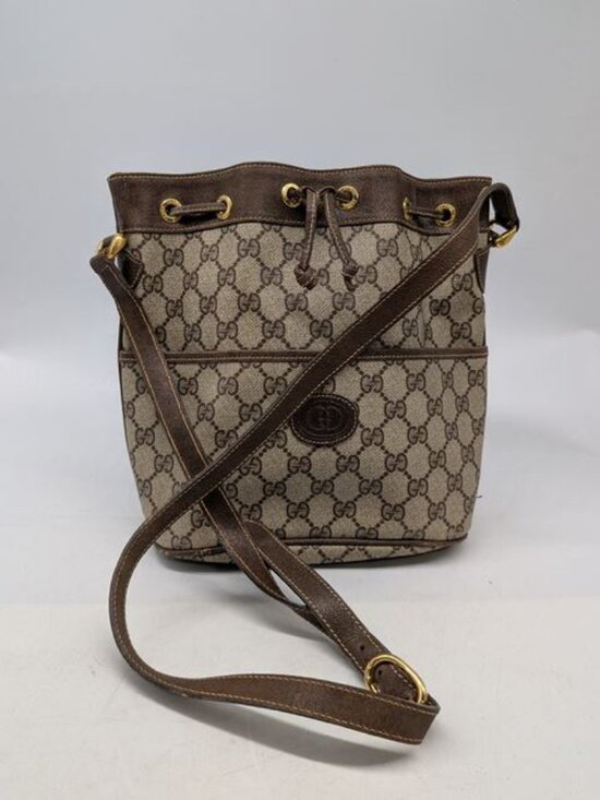 Gucci Handbags - Vintage  1980's Gucci Bucket Bag COA included